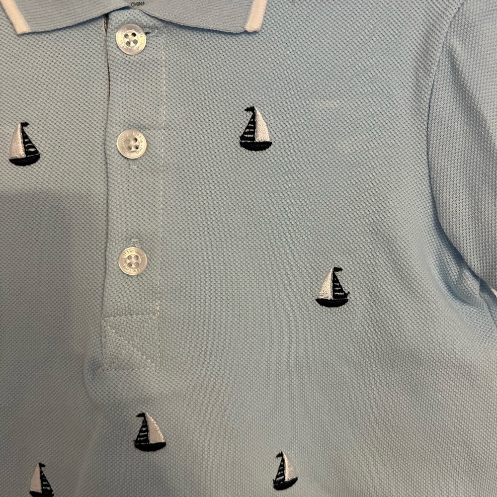Little Me Boys blue short set size 2t - nwt - Picture 2 of 4